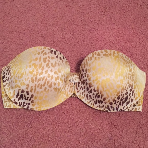 Victoria's Secret Other - VS Gold Cheetah Strapless Bra